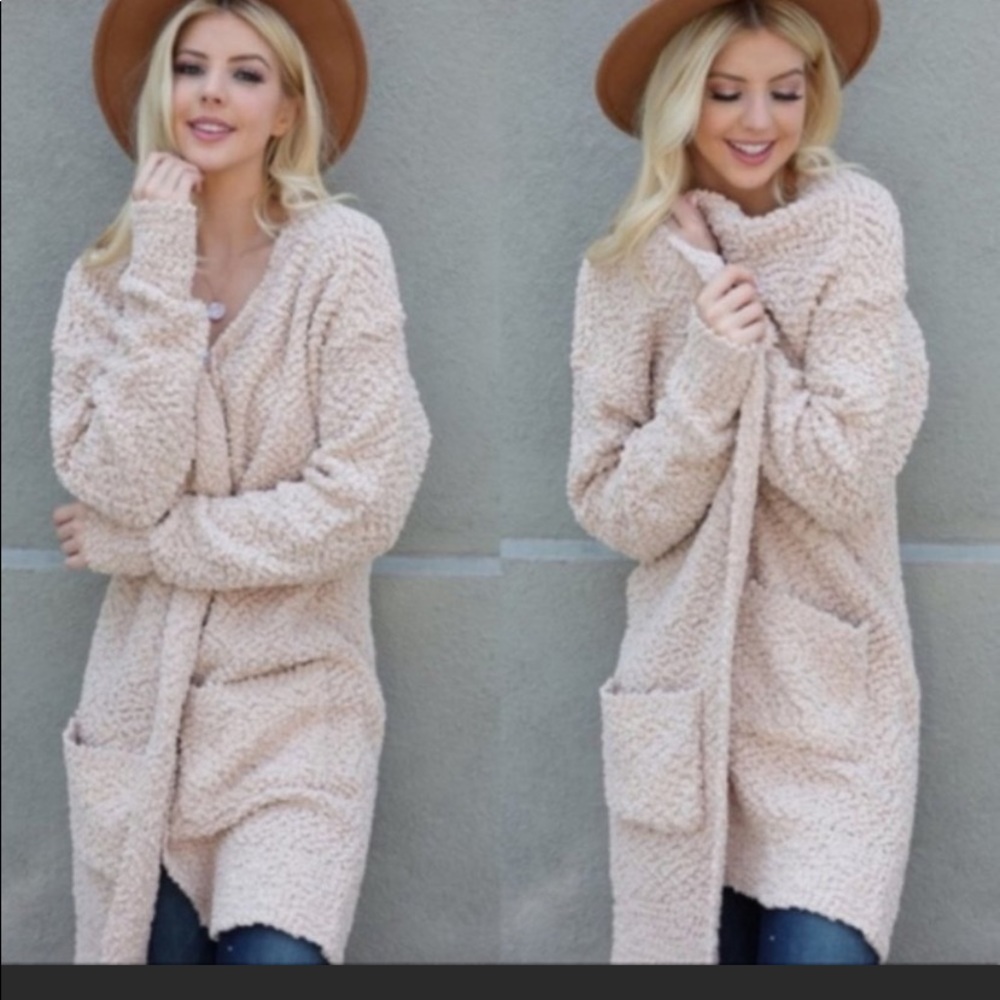 🌺🌹Popcorn cardigan
